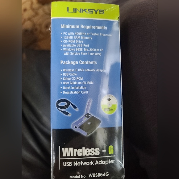Wireless G USB Network adapter #WUSB54G new sealed - Picture 5 of 5